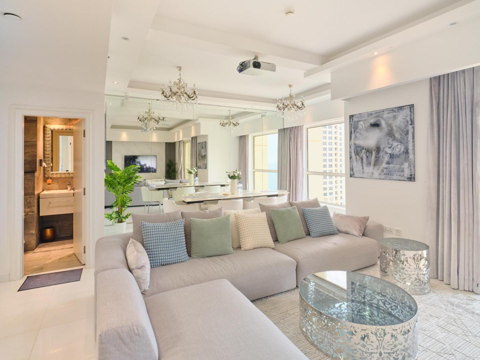 Jbr Beachfront Luxe Apartment All Rooms Sea Facing Ντουμπάι Εξωτερικό φωτογραφία
